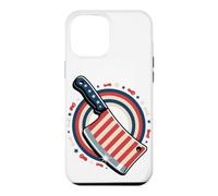 Carcasa para iPhone 12 Pro MAX Butcher American Flag Meat Cutter Cleaver Patriotic