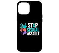 Carcasa para iPhone 12 Pro MAX Camisa de Conciencia de Asalto Sexual: Detener el Asalto Sexual