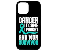 Carcasa para iPhone 12 Pro MAX Cáncer Llegó Luché Y Gané Sobreviviente