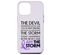 Carcasa para iPhone 12 Pro MAX Cancer Warriors I Am The Storm, I Will Survive and Beat It