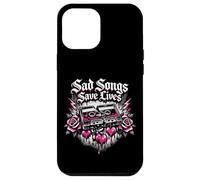 Carcasa para iPhone 12 Pro MAX Canciones tristes salvan Vidas Diseño EMO