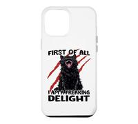 Carcasa para iPhone 12 Pro MAX Caos Duende Gato Negro tom zoomies Sarcasmo Gatos