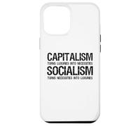 Carcasa para iPhone 12 Pro MAX Capitalismo Vs Socialismo - Divertido Político Antisocialista