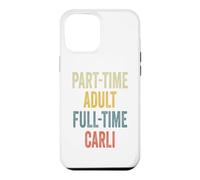 Carcasa para iPhone 12 Pro MAX Carli Personalized Retro Girls Part-Time Carli Name