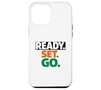 Carcasa para iPhone 12 Pro MAX Carrera Ready Go Marathon Go Time Get Moving Sprinter de 10 km y 5 km