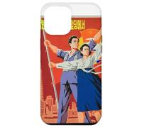 Carcasa para iPhone 12 Pro MAX Cartel de Propaganda de Corea del Norte, Divertido Disfraz