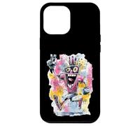Carcasa para iPhone 12 Pro MAX Cartel gráfico con Personajes Pop de Happy Robot Peace Graffiti