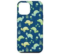 Carcasa para iPhone 12 Pro MAX Cartoon Kawaii Womens Girls Kids Sea Turtle Lover Pattern
