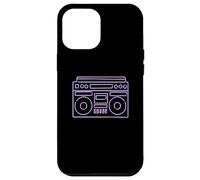 Carcasa para iPhone 12 Pro MAX Cassette Audio Tape 80s Retro Music Old Mix Pencil