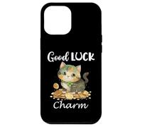 Carcasa para iPhone 12 Pro MAX Cat St Patricks Funny Irish Lucky Cat St Paddys Good Charm