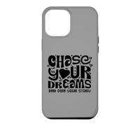 Carcasa para iPhone 12 Pro MAX Chase Your Dreams, White/Black
