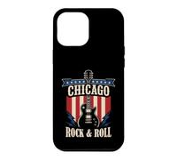 Carcasa para iPhone 12 Pro MAX Chicago Rock and Roll Music City Gráfico