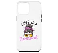 Carcasa para iPhone 12 Pro MAX Chicas a Juego Viaje Lombok moño desordenado