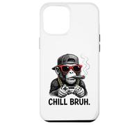 Carcasa para iPhone 12 Pro MAX Chill Brush: un Genial Jugador de Monkey Ape