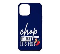 Carcasa para iPhone 12 Pro MAX Chop It Like Its Hot Pepper - Disfraz Divertido de Humor de Chef