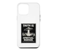 Carcasa para iPhone 12 Pro MAX Christian Alien Meme Profecía Paranormal Guerra Espiritual