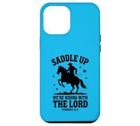 Carcasa para iPhone 12 Pro MAX Christian Cowboy Romans 6:4 Western Riding Lord Faith