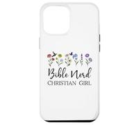 Carcasa para iPhone 12 Pro MAX Christian Girls Nerd Bible Study Scripture Pastor God Jesus