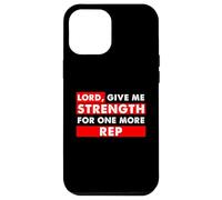Carcasa para iPhone 12 Pro MAX Christian Gym Lover Lord Dame Fuerza para Un Representante Más