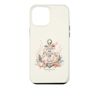Carcasa para iPhone 12 Pro MAX Christian Hope Anchors The Soul Hebreos 6 19 Versículo de la Biblia
