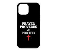 Carcasa para iPhone 12 Pro MAX Christian Prayer Proverbs Protein Shakes Jesus Weights Faith
