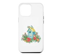 Carcasa para iPhone 12 Pro MAX Christmas Holiday Wreath Birdhouse Birds & Bells