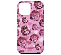 Carcasa para iPhone 12 Pro MAX Chucky and Tiffany Hearts All-Over Print