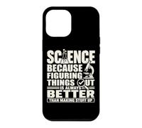 Carcasa para iPhone 12 Pro MAX Científico Evidencia Hechos Ciencia Educación Humor