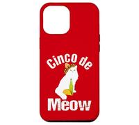 Carcasa para iPhone 12 Pro MAX Cinco de Meow - Fun Beer Taco Cat Cinco de Mayo