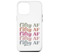Carcasa para iPhone 12 Pro MAX Cincuenta AF Hombres Mujeres Adjetivos Favoritos Divertidas Palabras atrevidas