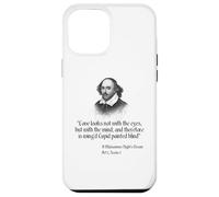 Carcasa para iPhone 12 Pro MAX Cita de Shakespeare - El Amor no se ve con los Ojos