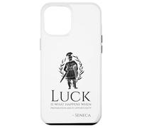 Carcasa para iPhone 12 Pro MAX Cita Motivacional de Séneca sobre la Suerte filosofía Romana Antigua