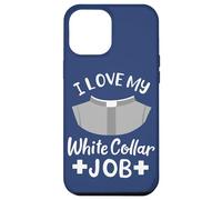 Carcasa para iPhone 12 Pro MAX Cita Pastor I Love My White Collar Job Christian Believer