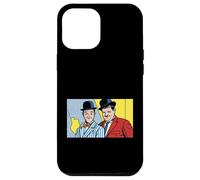 Carcasa para iPhone 12 Pro MAX Classic Comedic Duo Pop Art Retro Bowler Hat Ilustración