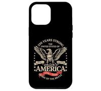 Carcasa para iPhone 12 Pro MAX Classic Patriotic 250 Vintage 4 de Julio de 2026 - Proud USA