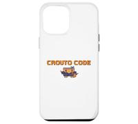 Carcasa para iPhone 12 Pro MAX 【Code DE CROUTO】 Herramienta de Ilustración de AI Agente de IA Ejecución Binario Hacker Dot Gake GPT