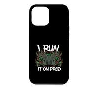 Carcasa para iPhone 12 Pro MAX Coder Devops I Run It On Prod Hacker Skull