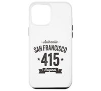 Carcasa para iPhone 12 Pro MAX Código de área 415 San Francisco Envejecido auténtico