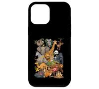 Carcasa para iPhone 12 Pro MAX Collage de Personajes Ultimate Wild Animal Kingdom