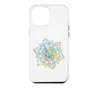 Carcasa para iPhone 12 Pro MAX Colorful Floral Mandala Sacred Fractal Geometry Good Vibe