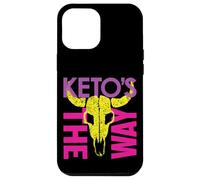 Carcasa para iPhone 12 Pro MAX Colorido Keto Warrior Space Bounty Hunter Skull Parody 80's