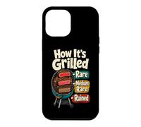 Carcasa para iPhone 12 Pro MAX Cómo se asó a la Parrilla Humor Divertido del bistec Pitmaster