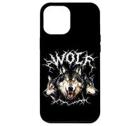 Carcasa para iPhone 12 Pro MAX Concierto Musical Wolf Heavy Metal 80s Animal Rock N Roll