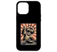 Carcasa para iPhone 12 Pro MAX Cool Retro Monkey DJ Funny Monkeys Música Hombres Mujeres
