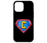 Carcasa para iPhone 12 Pro MAX Cool Super C Alphabet Cute Initial Monogram Letter C Graphic