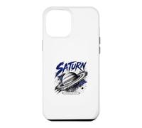 Carcasa para iPhone 12 Pro MAX Coordenadas espaciales mundiales anilladas Saturn Planet