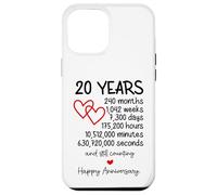 Carcasa para iPhone 12 Pro MAX Corazones entrelazados, símbolo de Amor, romántico, diseño Minimalista