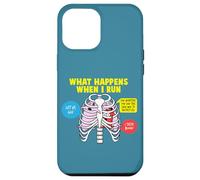 Carcasa para iPhone 12 Pro MAX Corredor What Happens When I Run Quote Jogging Funny Running