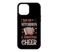 Carcasa para iPhone 12 Pro MAX Corro en acordeón y Navidad Cheer Matching X-Mas Squad