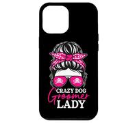 Carcasa para iPhone 12 Pro MAX Crazy Dog Groomer Lady